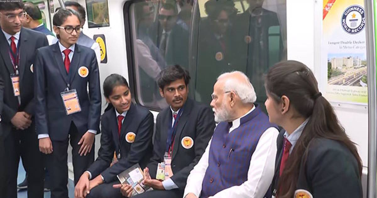 PM Modi inaugurates Nagpur Metro phase I, takes ride